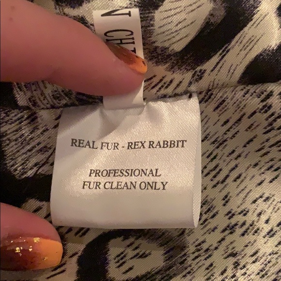 Black Real Fur Volare NY Jacket - Picture 5 of 8